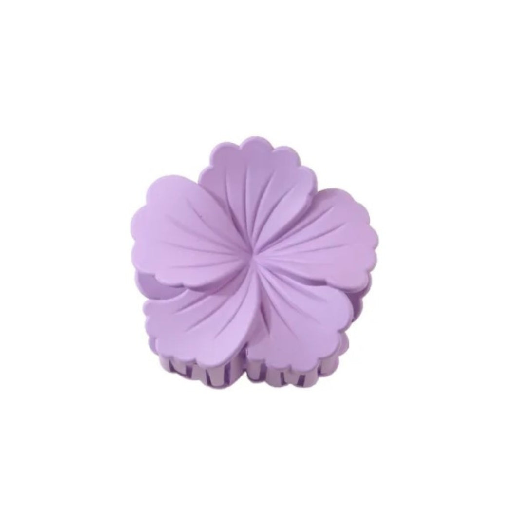Purple Hibiscus Claw Clip