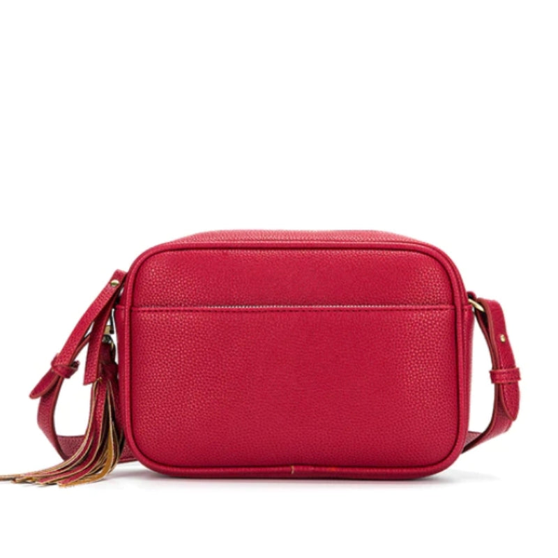 Raven Crossbody Bag in Raspberry