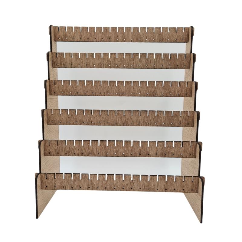 Wooden deals earring stand