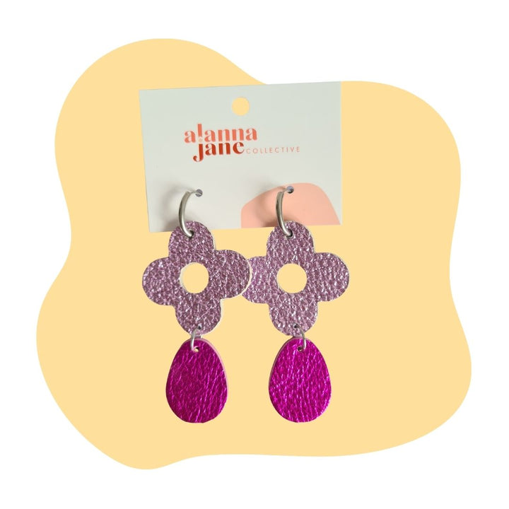 Ellery Leather Statement Earrings