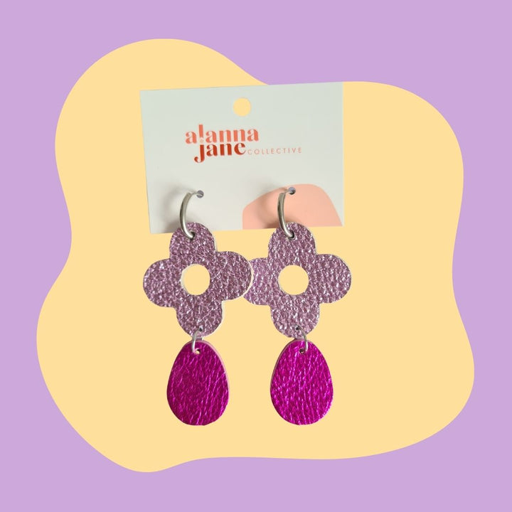 Ellery Leather Statement Earrings