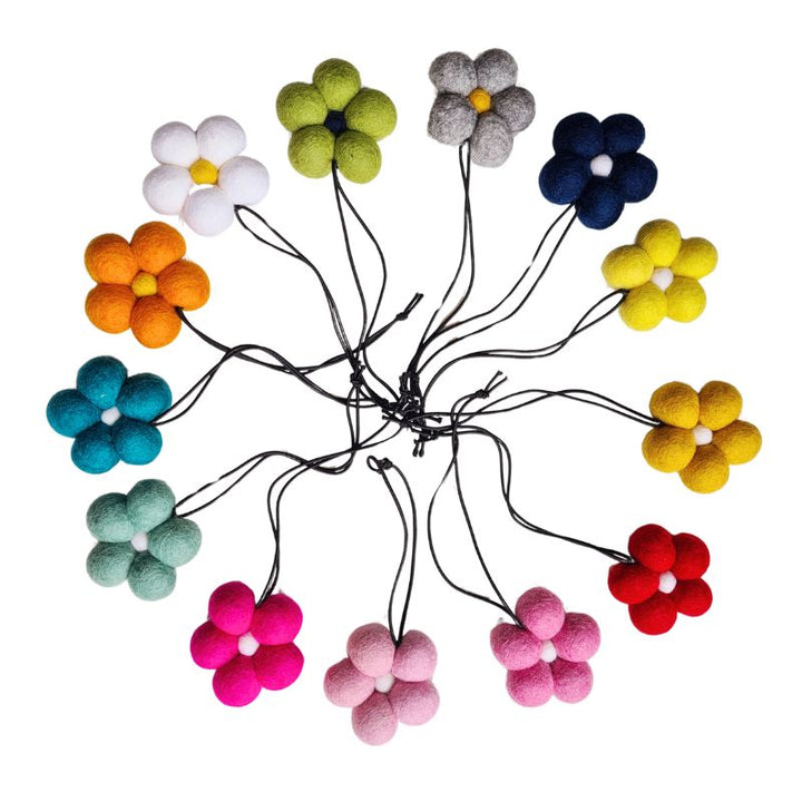 Flower Felt Ball Diffuser