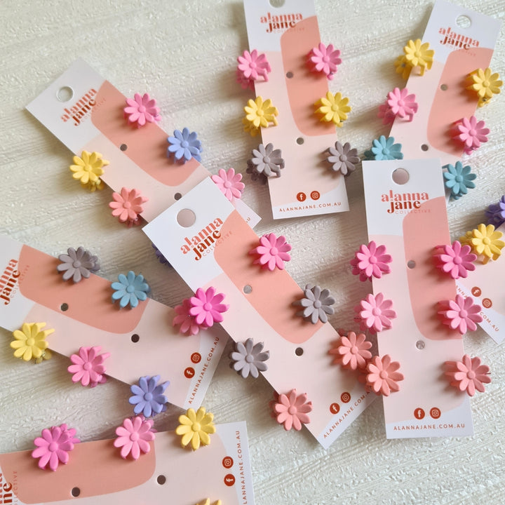 Mini Flower Hair Claws