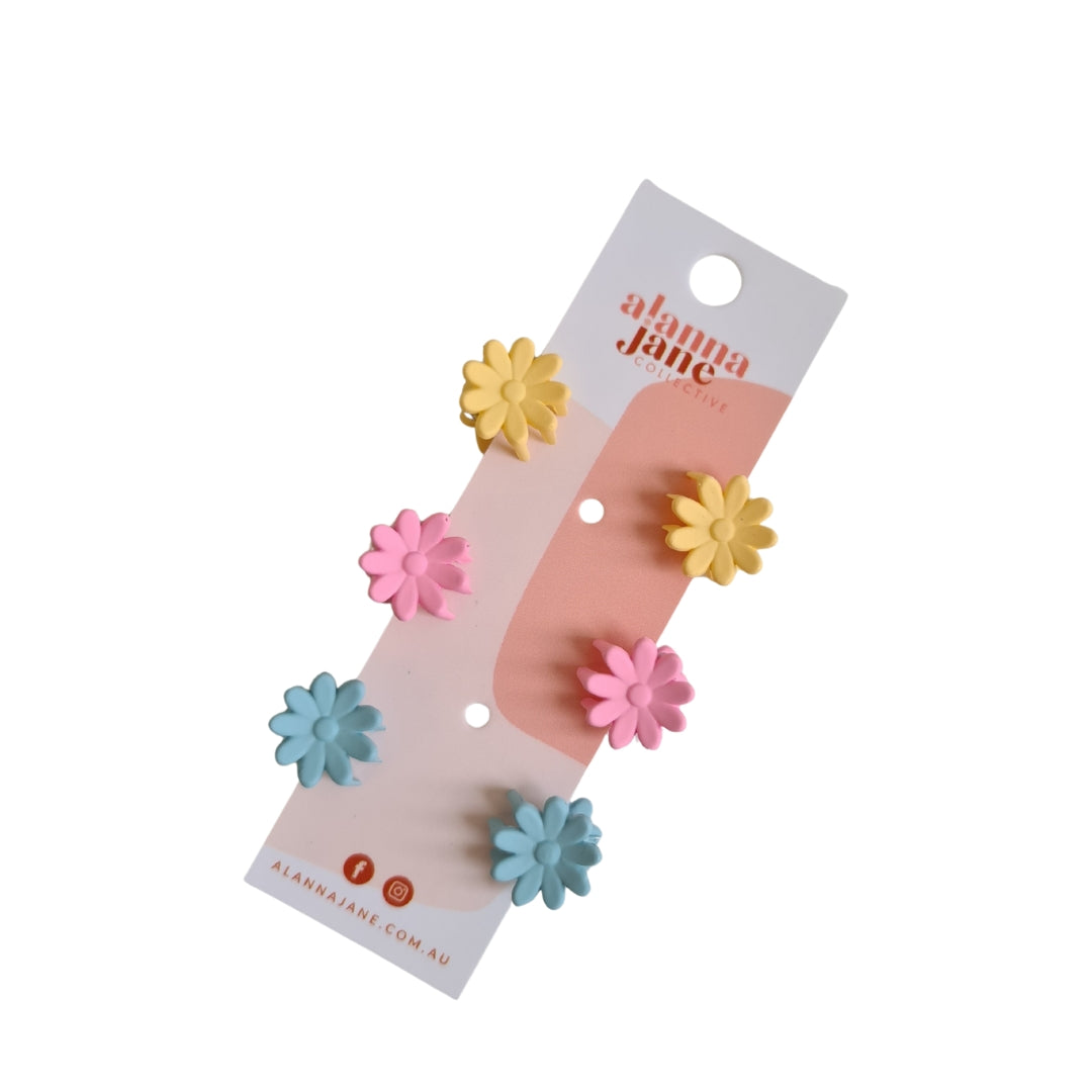 Mini Flower Hair Claws