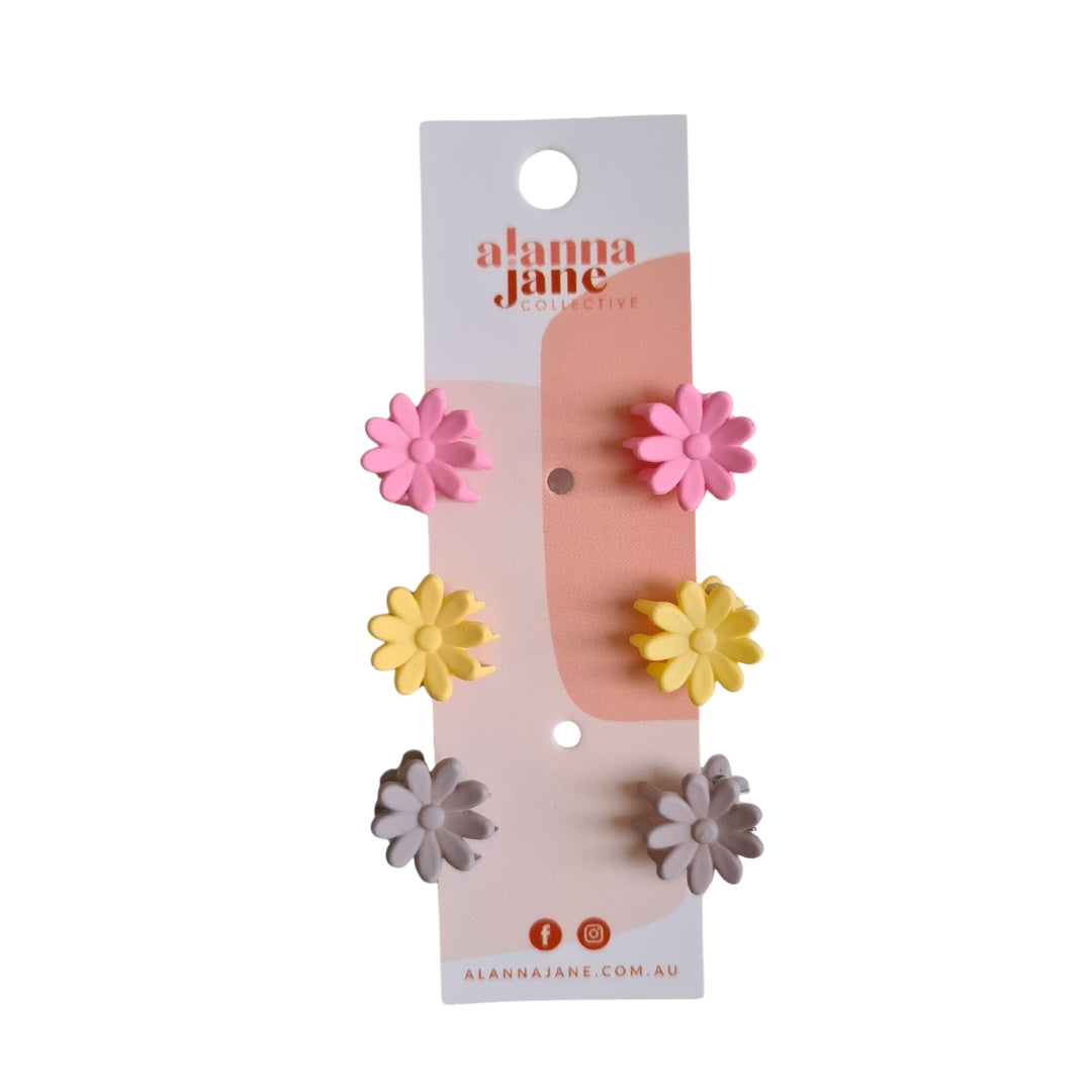 Mini Flower Hair Claws