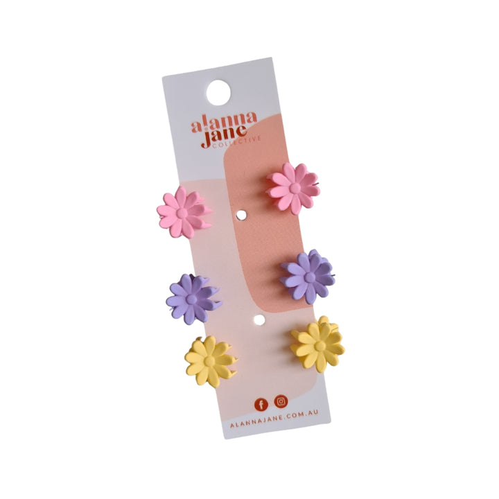 Mini Flower Hair Claws