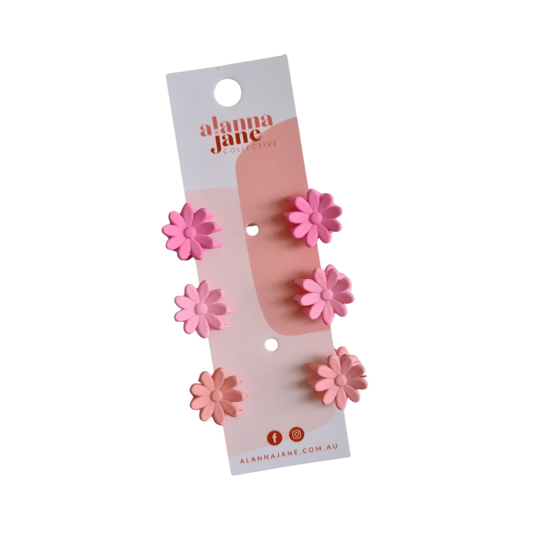 Mini Flower Hair Claws