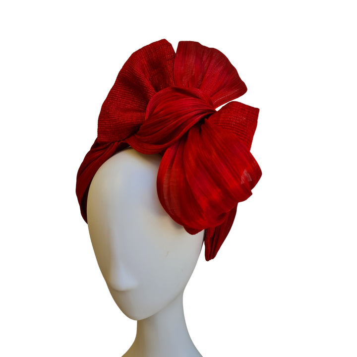 Red Oversize Bow Headpiece