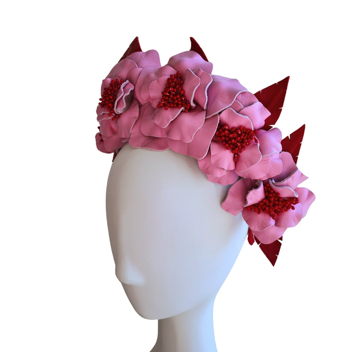 Rosa Leather Headpiece