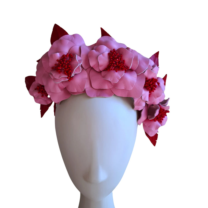 Rosa Leather Headpiece