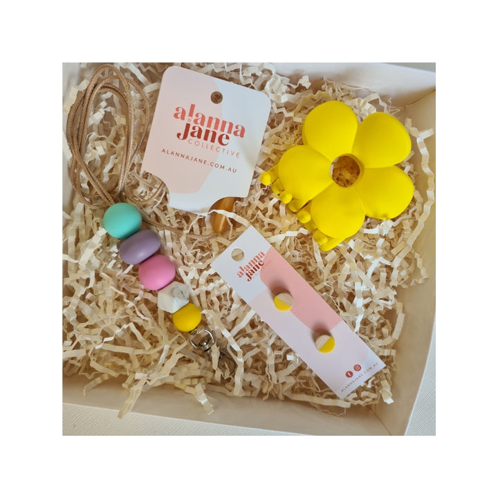 Yellow Flower Gift Box