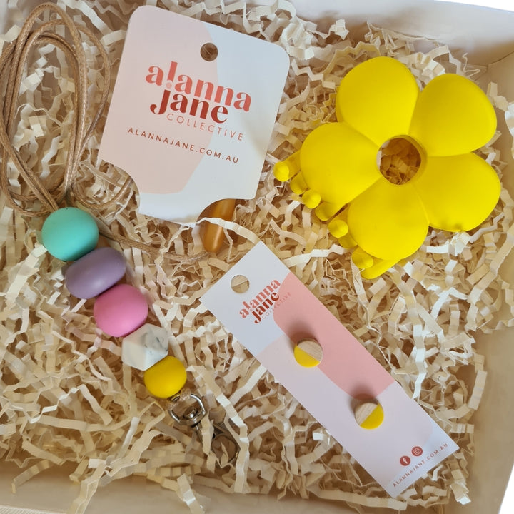 Yellow Flower Gift Box