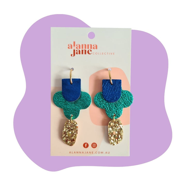 Zali Leather Statement Earrings