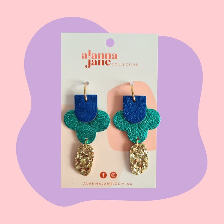 Zali Leather Statement Earrings