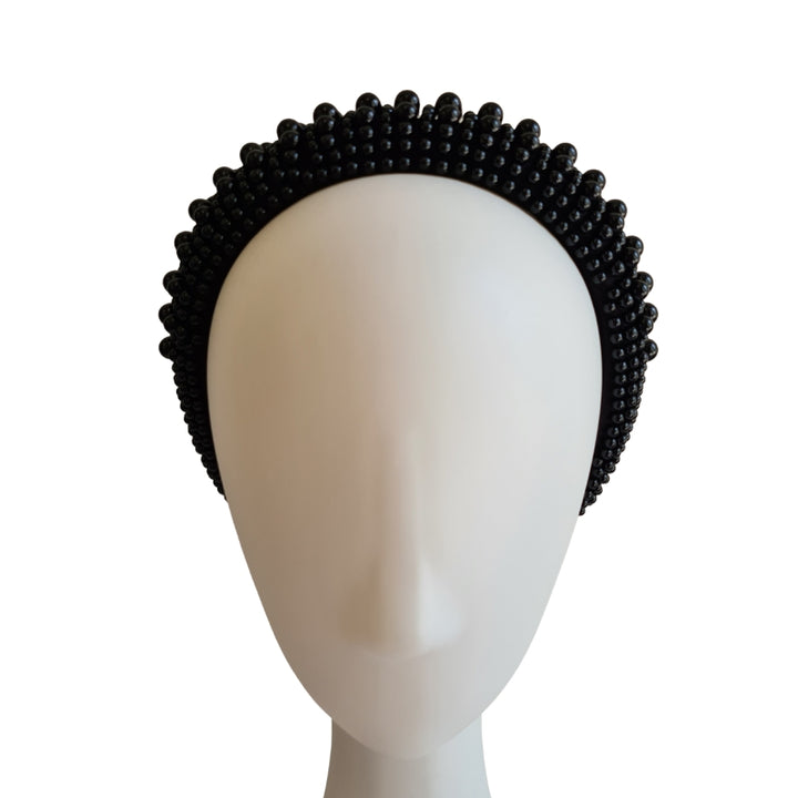 Pearl Headband in Black