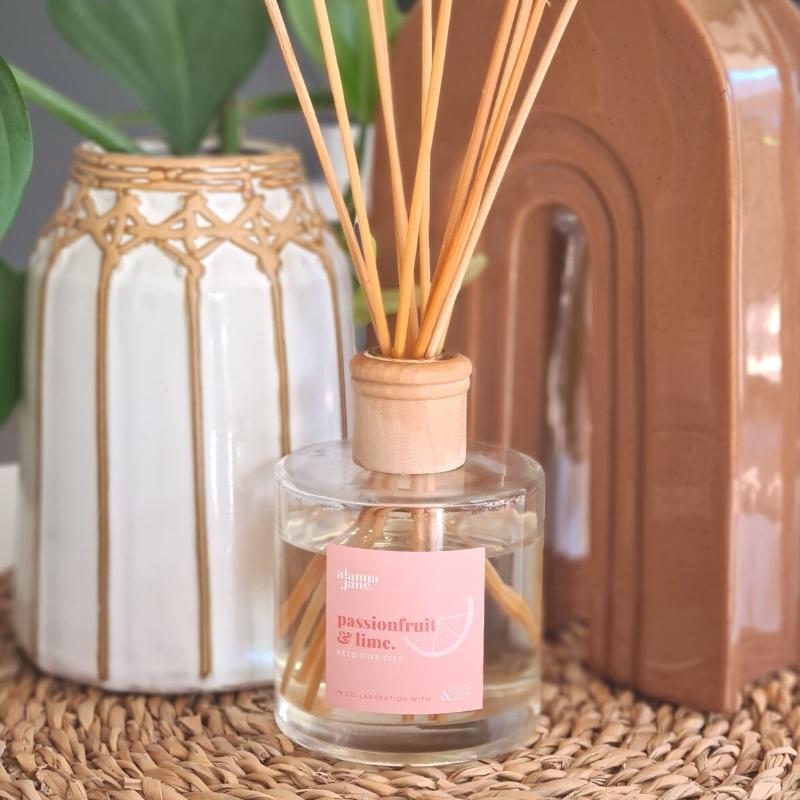 Reed Diffuser - Passionfruit & Lime – Alanna Jane Collective