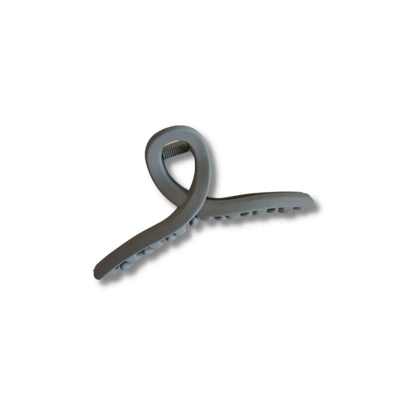Grey Swirl Claw Clip