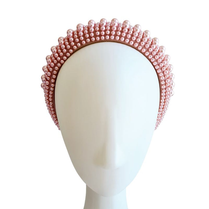 Pearl Headband in Pink